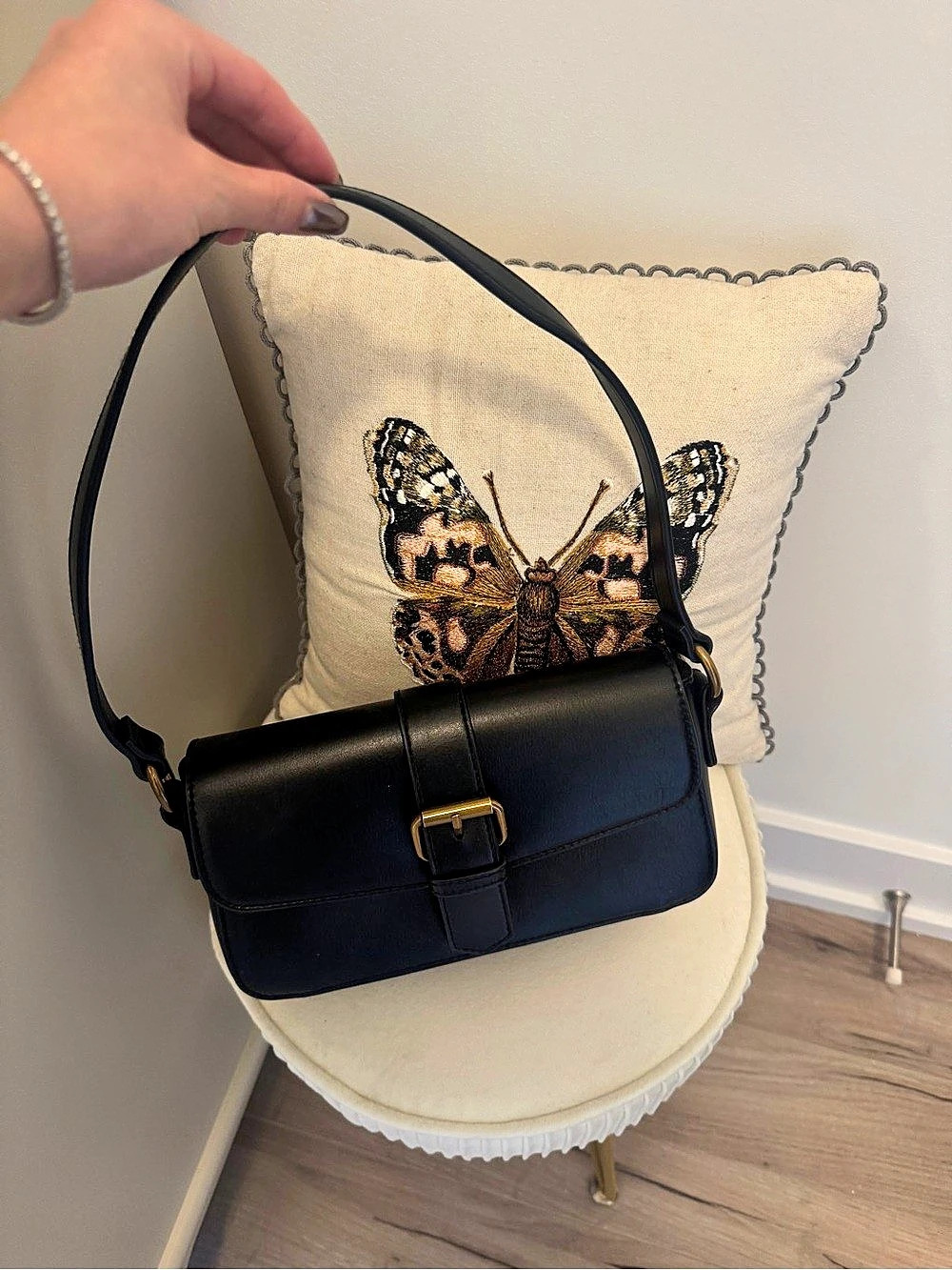 Brandy Melville Black Shoulder Bag Excellent Condition